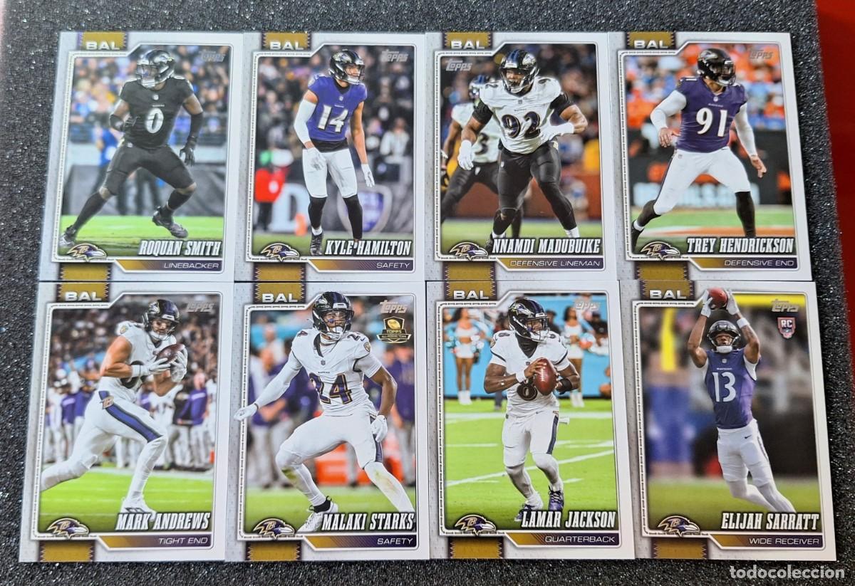 Coleccionismo deportivo: Baltimore Ravens Lote 8 cards Football Topps Panini Lamar Jackson