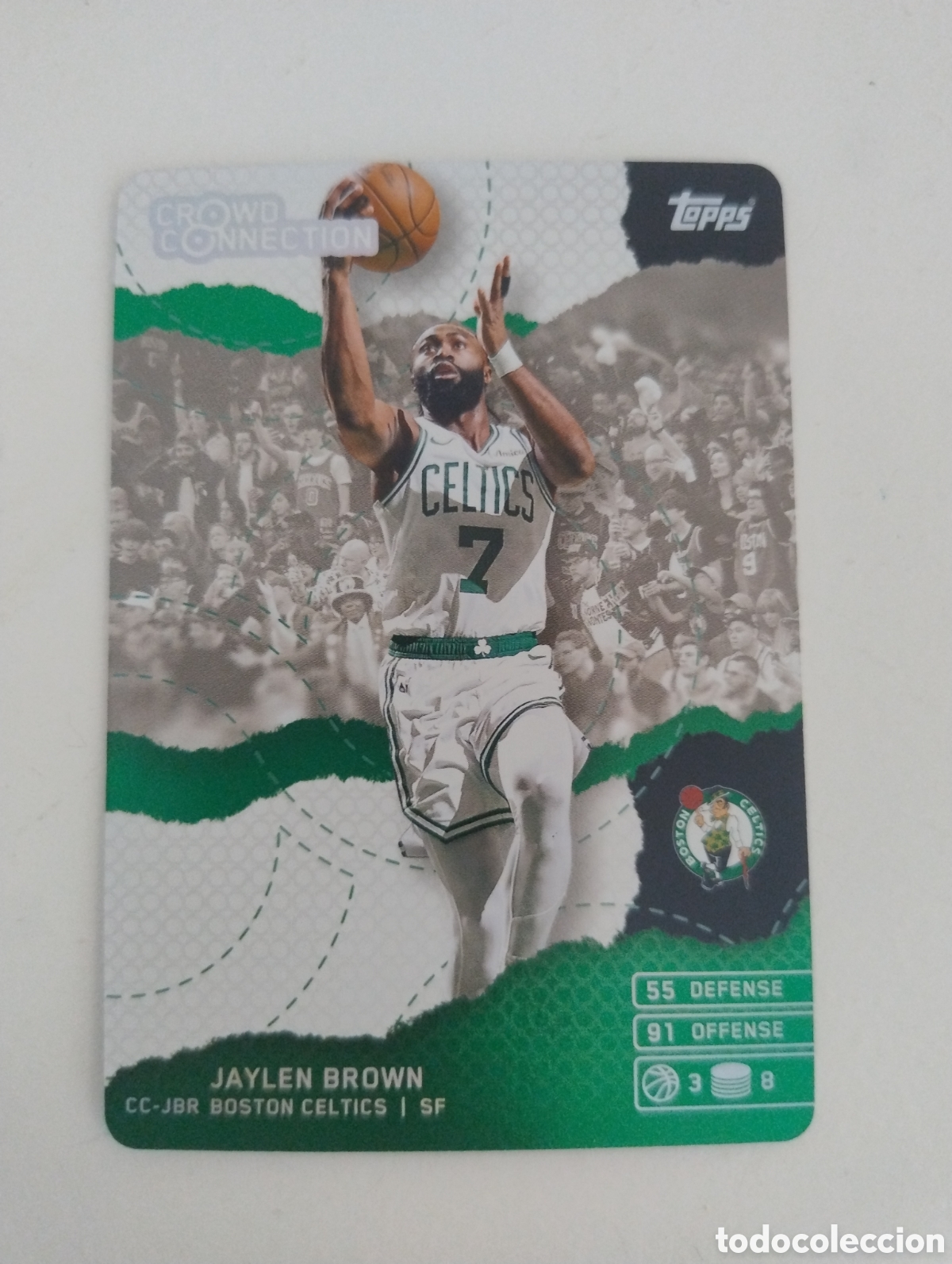 Coleccionismo deportivo: CC JBR - Jaylen Brown - Boston Celtics - Topps Match Attax NBA 2026 Crowd Connection