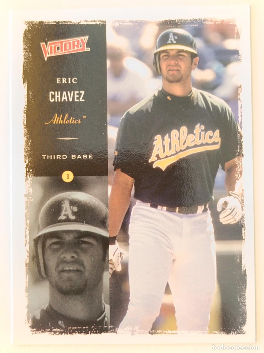 Coleccionismo deportivo: #32 ERIC CHAVEZ (OAKLAND ATHLETICS) BEISBOL MLB 2000 UPPER DECK VICTORY