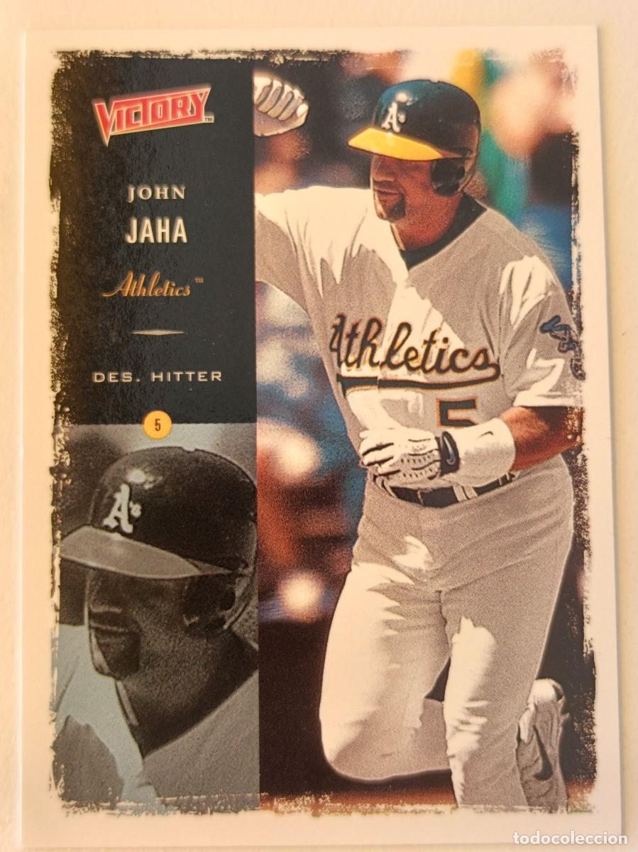 Coleccionismo deportivo: #34 JOHN JAHA (OAKLAND ATHLETICS) BEISBOL MLB 2000 UPPER DECK VICTORY