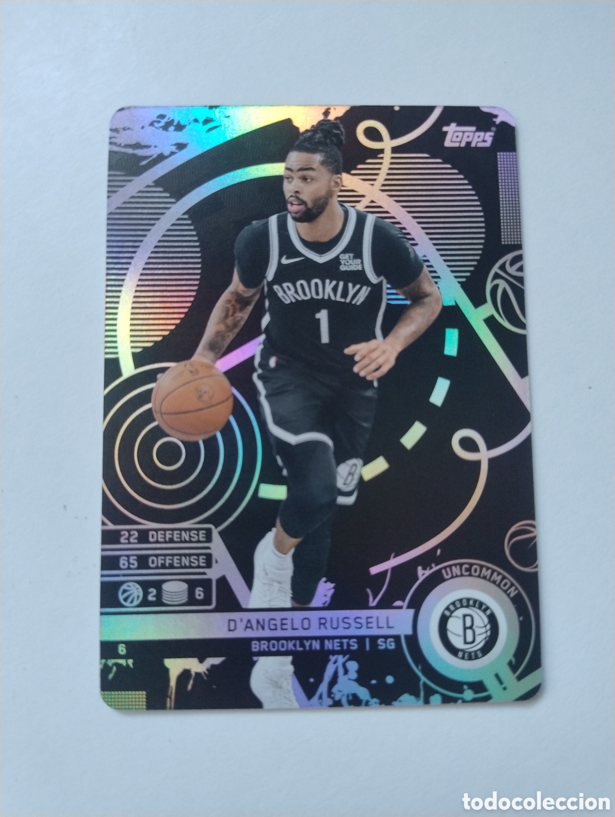 Coleccionismo deportivo: 6 - D'Angelo Russell - Brooklyn Nets - Topps Match Attax NBA 2025 - 2026 Black