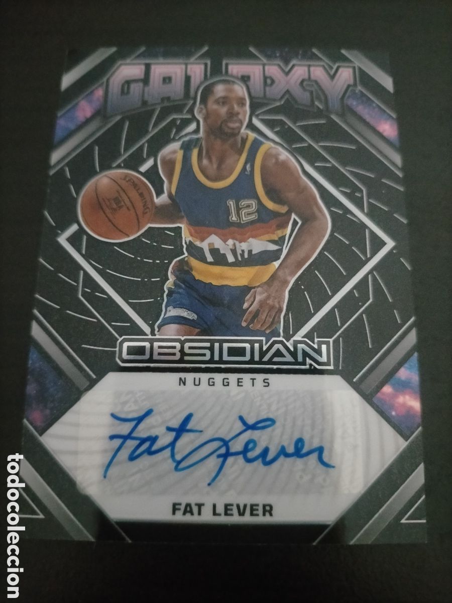 Coleccionismo deportivo: Fat lever Panini obsidian 22 23 auto Denver nuggets