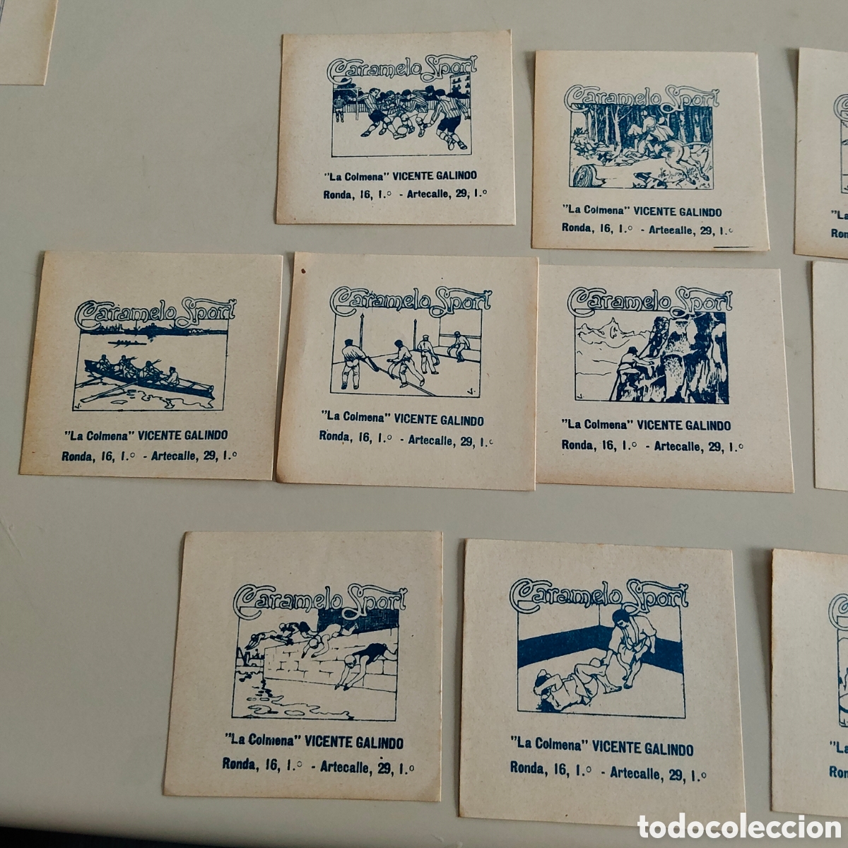 Coleccionismo deportivo: Lote de 19 cromos deportes caramelo sport La Colmena a&ntilde;os 20