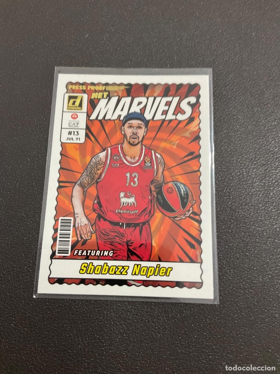 Coleccionismo deportivo: Panini Donruss Euroleague Basketball 2023 2024 (23 24)-PRESS PROOF- Shabazz Napier - Armani Milan