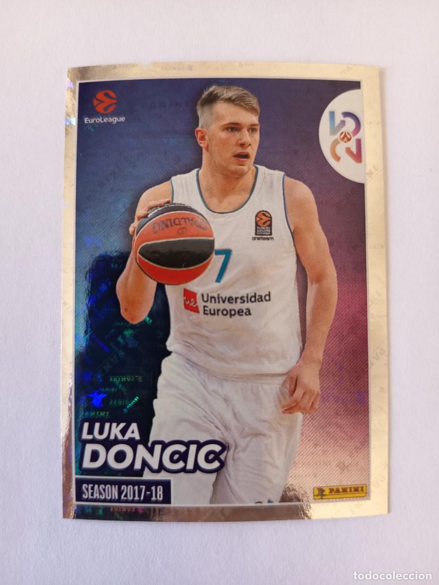 Coleccionismo deportivo: CROMO 410 LUKA DONCIC ROOKIE REAL MADRID 17 18 EUROLEAGUE 2025 2026 25 26 PANINI EUROLIGA BALONCESTO