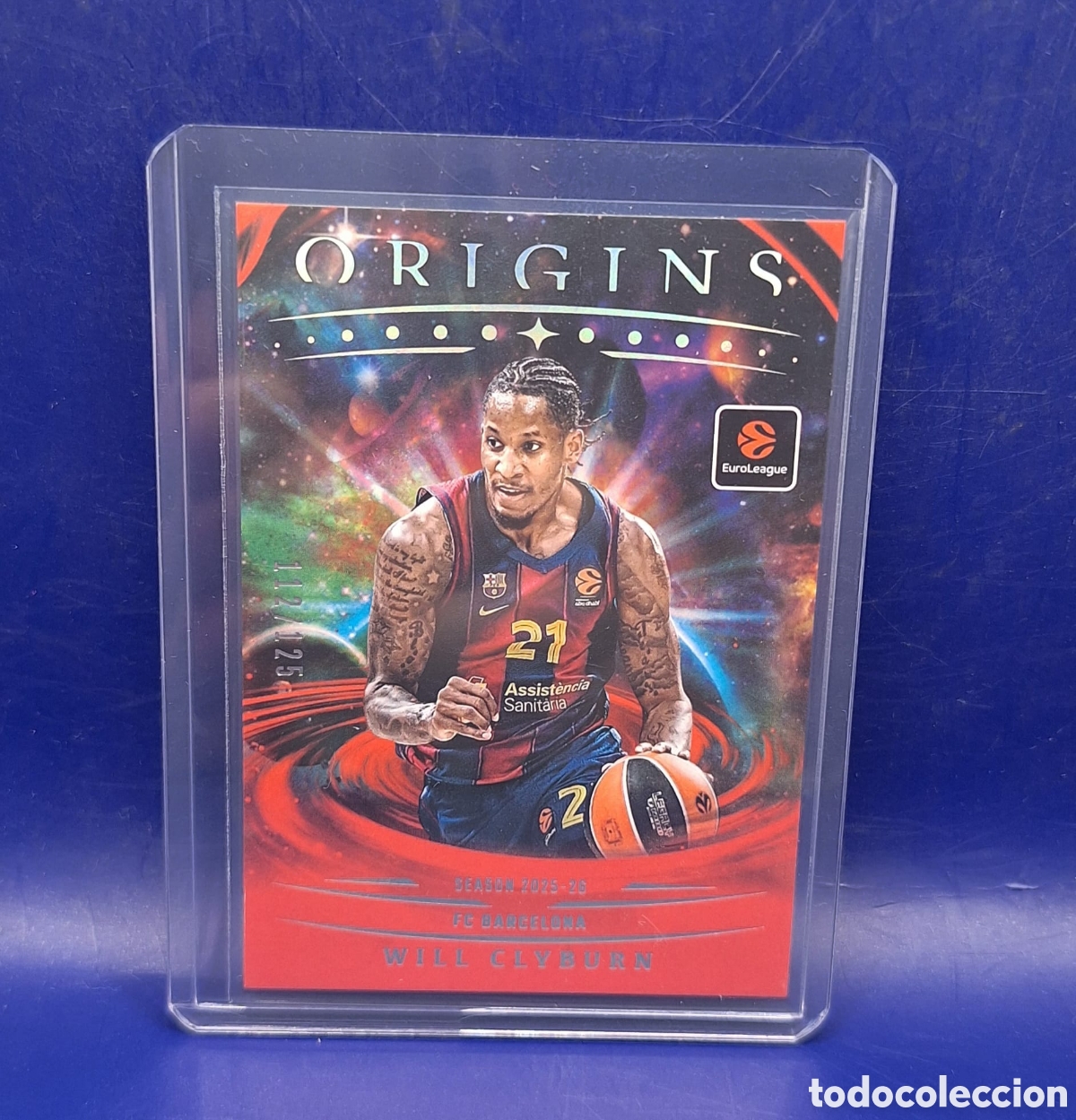 Coleccionismo deportivo: Will Clyburn /125 - Panini Origins Euroliga - F.C Barcelona