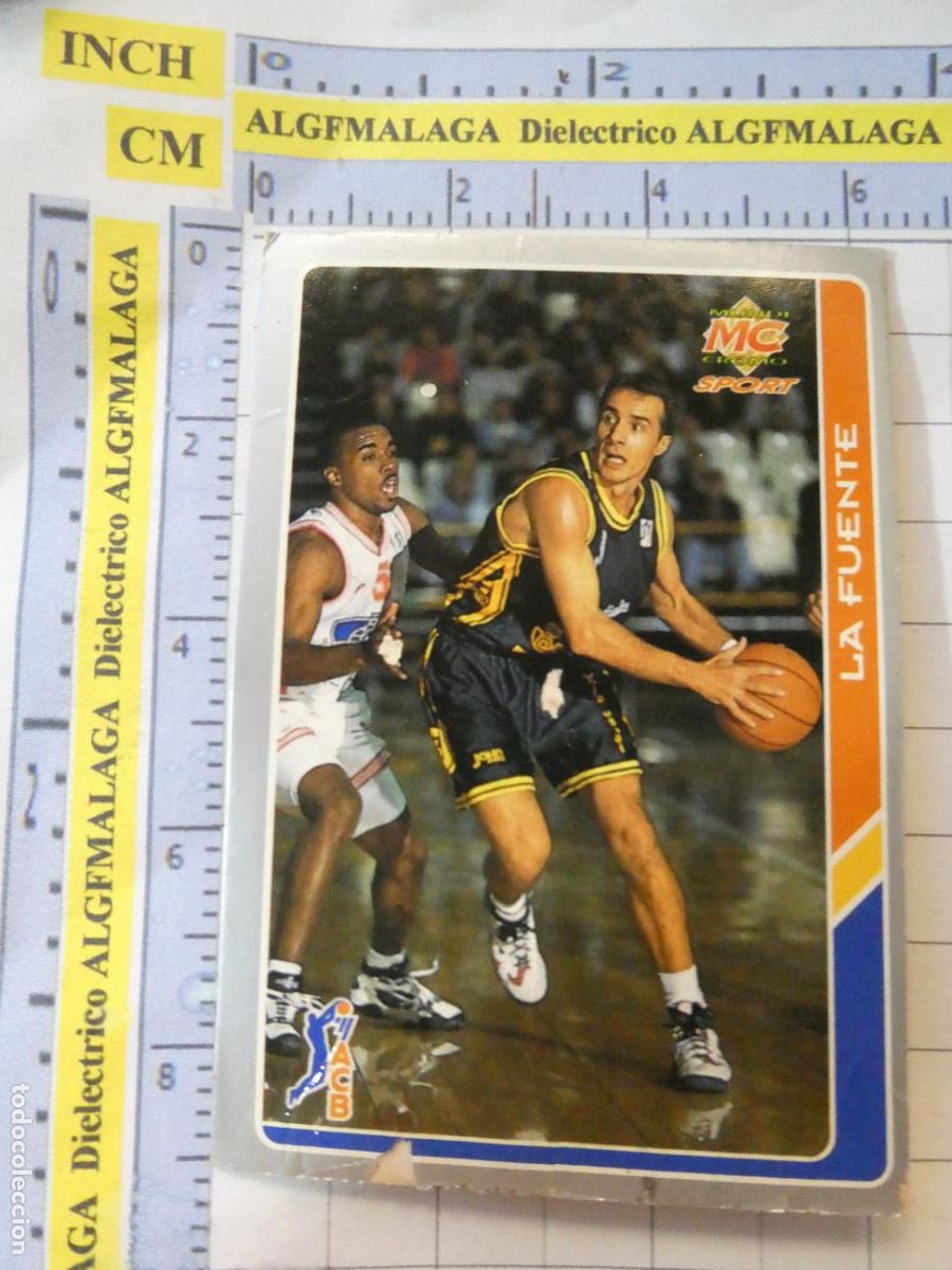 Coleccionismo deportivo: CROMO TARJETA BALONCESTO 43 LA FUENTE ESTUDIANTES CAJA POSTAL ACB95 ACB 95 1995. MUNDI CROMO.