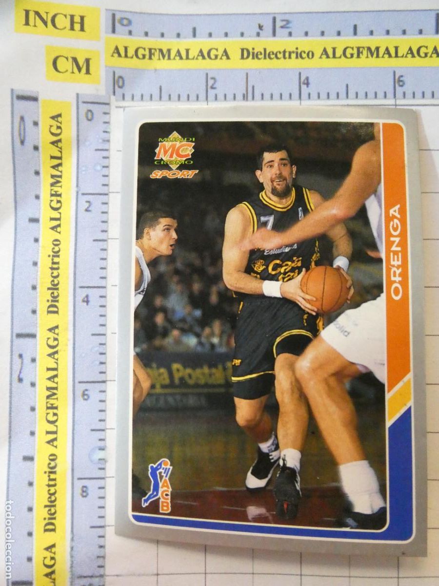 Coleccionismo deportivo: CROMO TARJETA BALONCESTO 41 JUANAN ORENGA ESTUDIANTES CAJA POSTAL ACB95 ACB 95 1995. MUNDI CROMO.