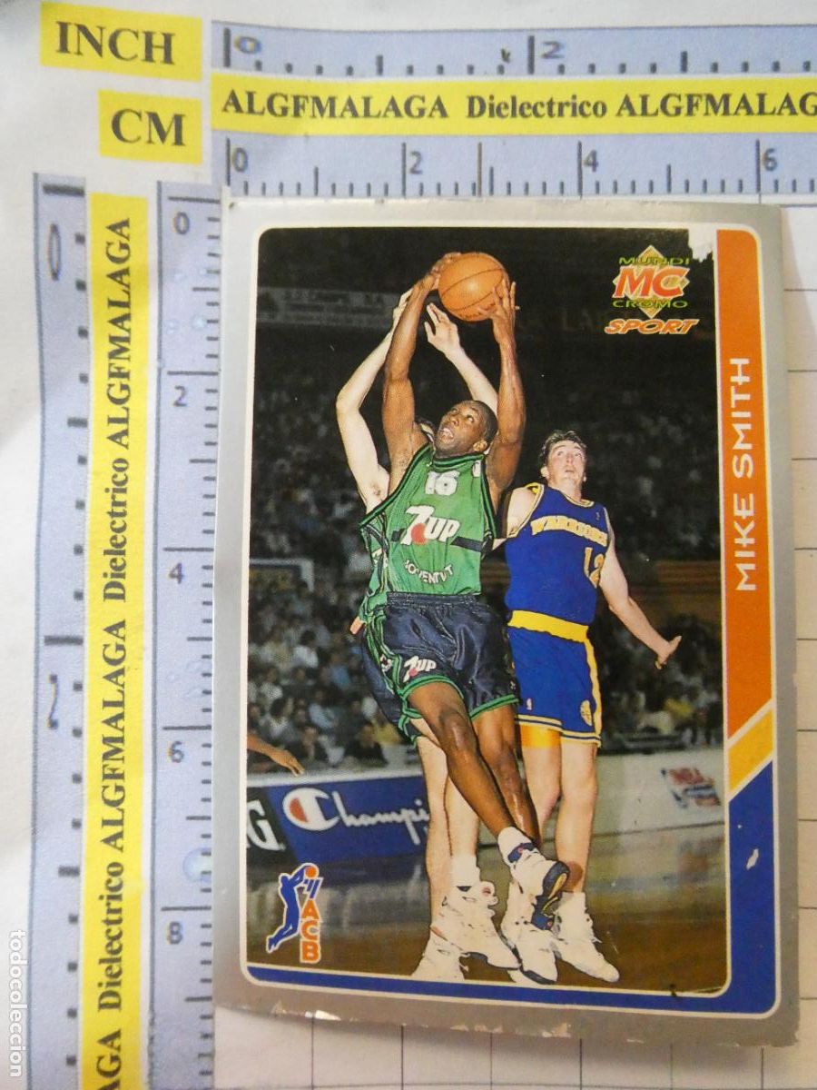 Coleccionismo deportivo: CROMO TARJETA BALONCESTO 36 MIKE SMITH JOVENTUT BADALONA. ACB95 ACB 95 1995. MUNDI CROMO.
