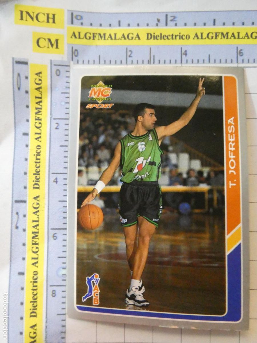 Coleccionismo deportivo: CROMO TARJETA BALONCESTO 29 TOMAS JOFRESA JOVENTUT BADALONA. ACB95 ACB 95 1995. MUNDI CROMO.