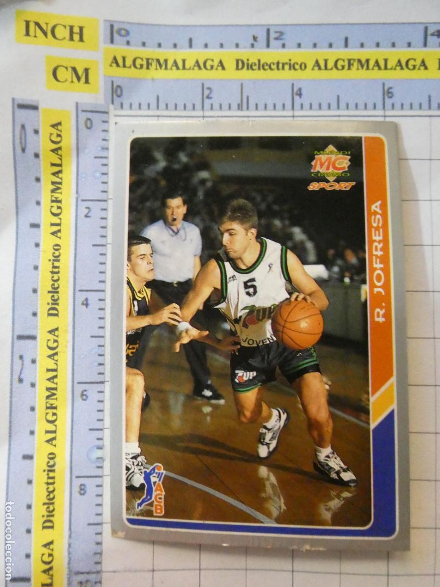 Coleccionismo deportivo: CROMO TARJETA BALONCESTO 28 RAFA JOFRESA JOVENTUT BADALONA. ACB95 ACB 95 1995. MUNDI CROMO.