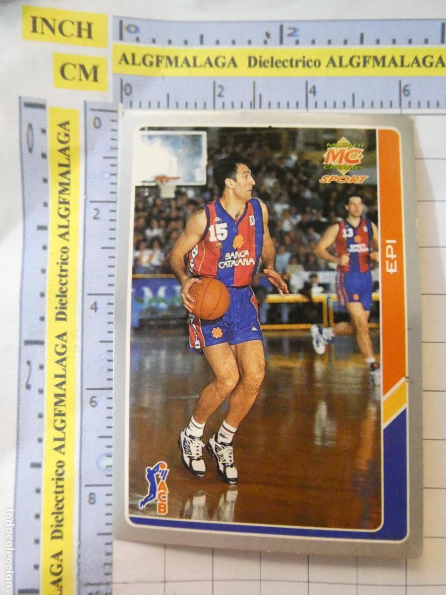 Coleccionismo deportivo: CROMO TARJETA BALONCESTO 24 EPI FC BARCELONA. ACB95 ACB 95 1995. MUNDI CROMO.