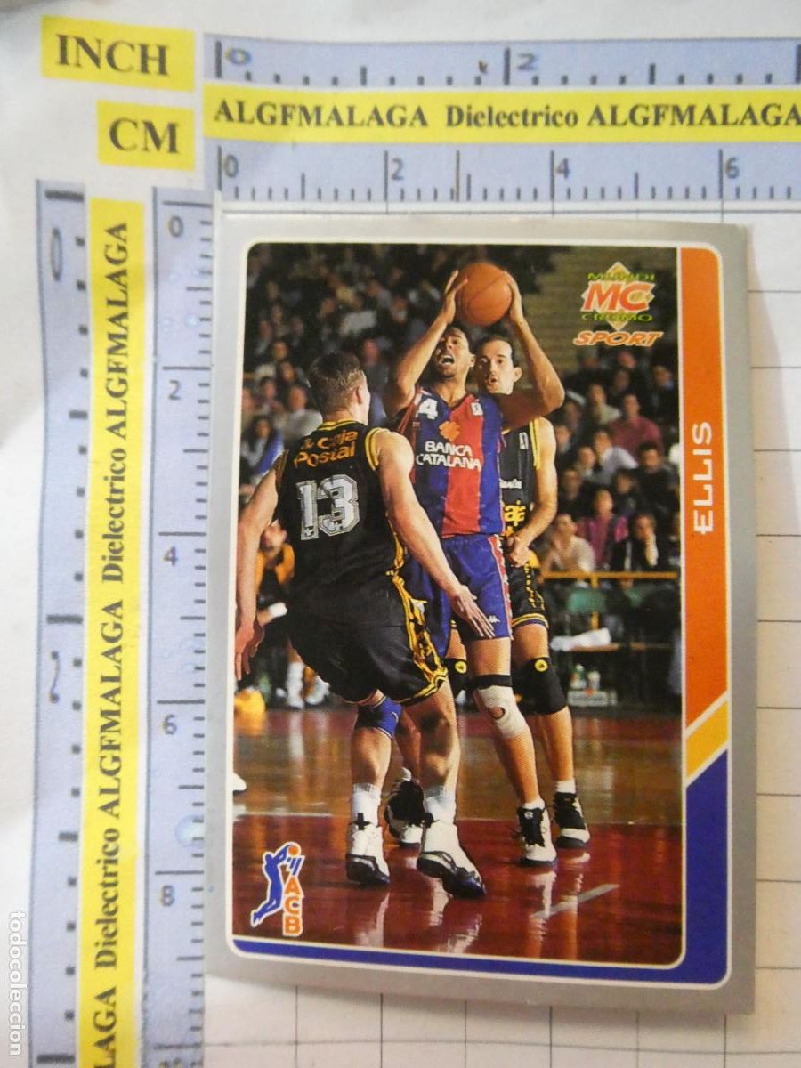 Coleccionismo deportivo: CROMO TARJETA BALONCESTO 23 ELLIS FC BARCELONA. ACB95 ACB 95 1995. MUNDI CROMO.