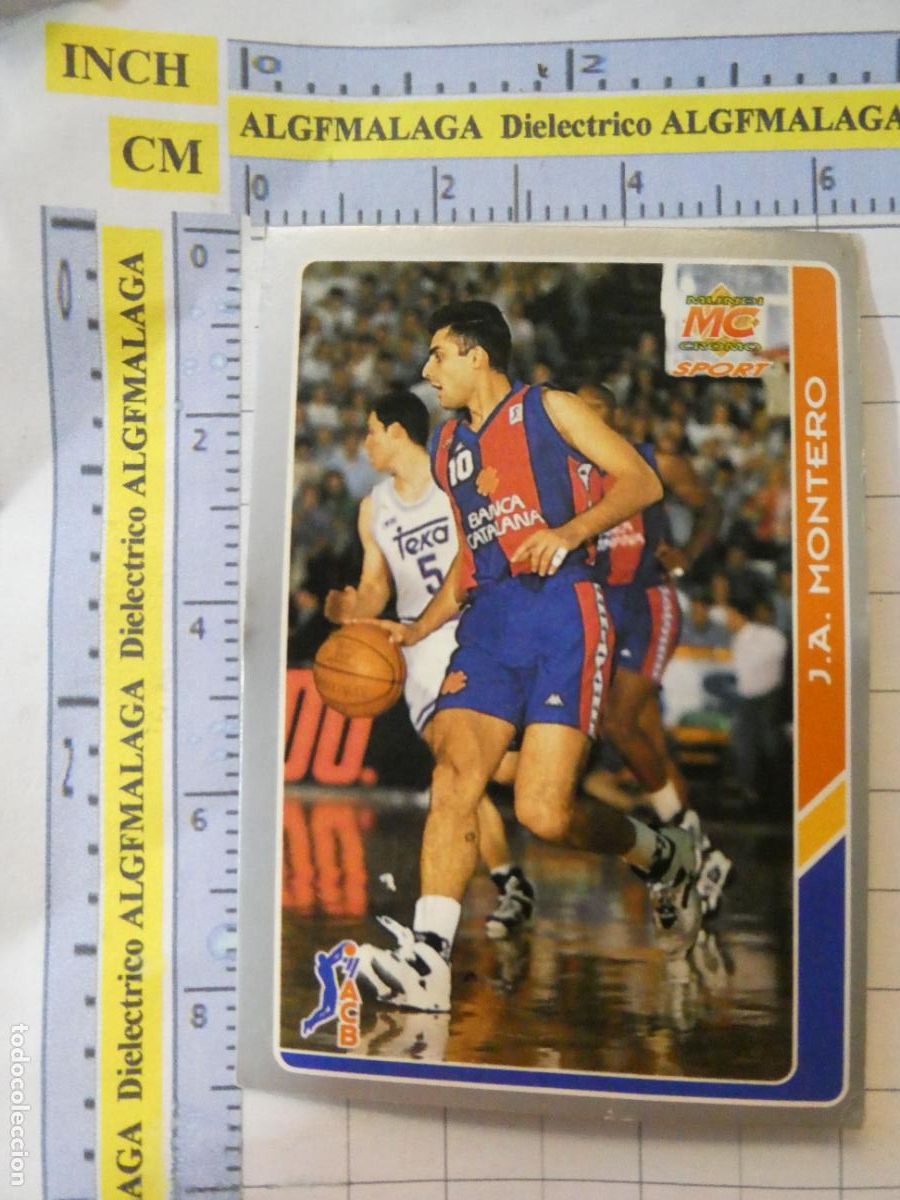 Coleccionismo deportivo: CROMO TARJETA BALONCESTO 21 MONTERO FC BARCELONA. ACB95 ACB 95 1995. MUNDI CROMO.