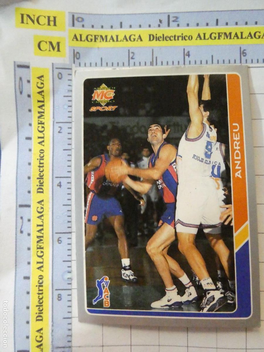 Coleccionismo deportivo: CROMO TARJETA BALONCESTO 19 ANDREU FC BARCELONA. ACB95 ACB 95 1995. MUNDI CROMO.