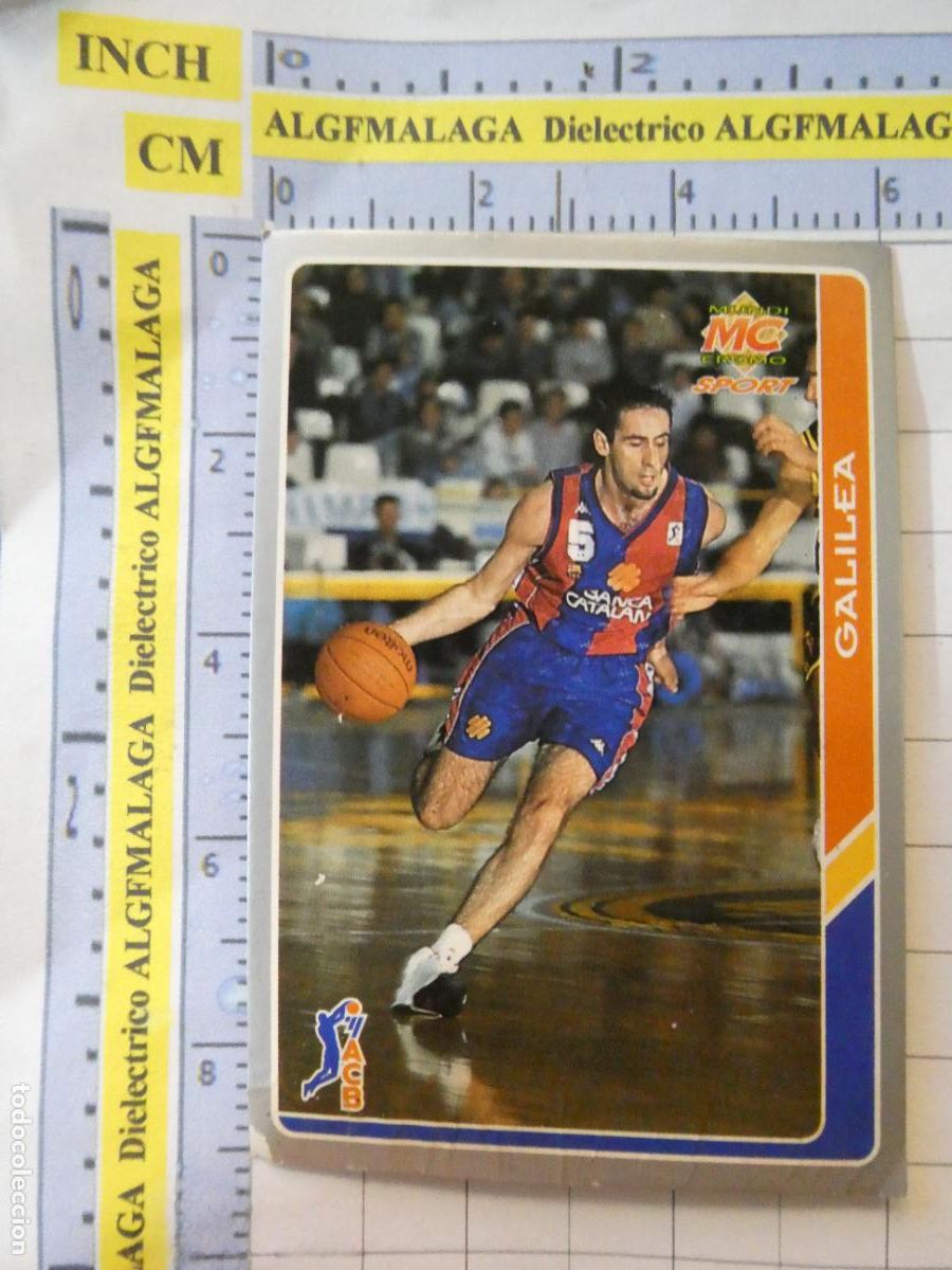 Collezionismo sportivo: CROMO TARJETA BALONCESTO 16 GALILEA FC BARCELONA. ACB95 ACB 95 1995. MUNDI CROMO.