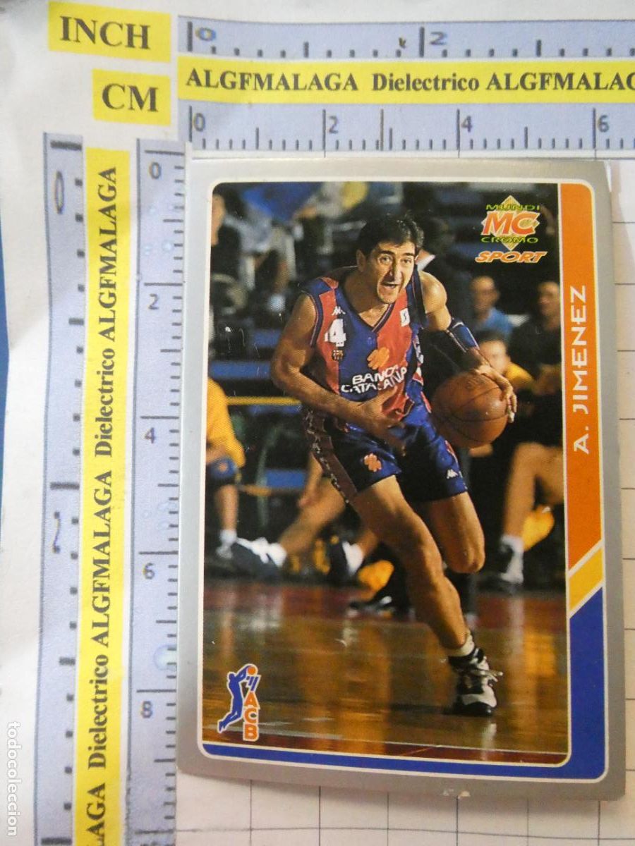 Collezionismo sportivo: CROMO TARJETA BALONCESTO 15 ANDRES JIMENEZ FC BARCELONA. ACB95 ACB 95 1995. MUNDI CROMO.
