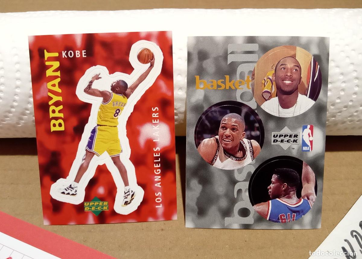 Coleccionismo deportivo: CROMO CROMOS PEGATINA PEGATINAS STICKER STICKERS UPPER DECK NBA KOBE BRYANT ROOKIE #60 #65 1997