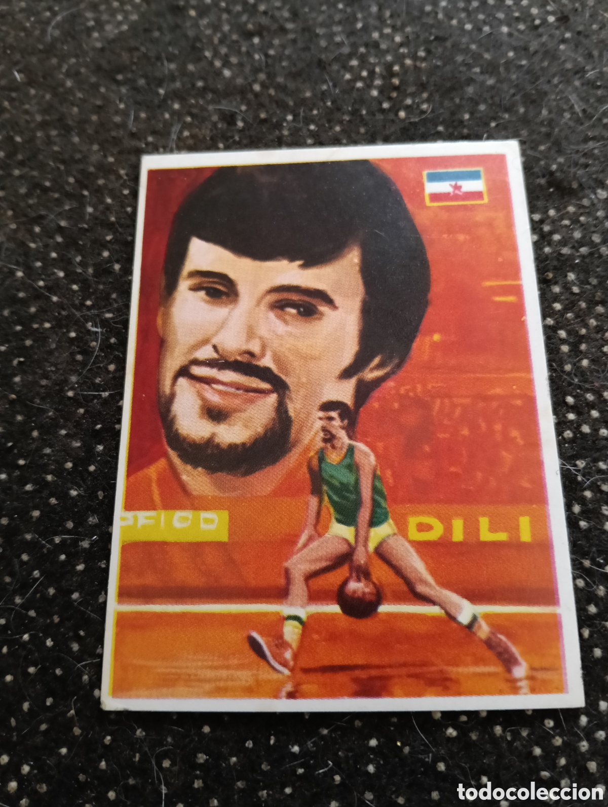 Coleccionismo deportivo: ASES MUNDIALES DEL DEPORTE QUELCOM 1979 52 COSIC BALONCESTO BASKET CARD SPAIN