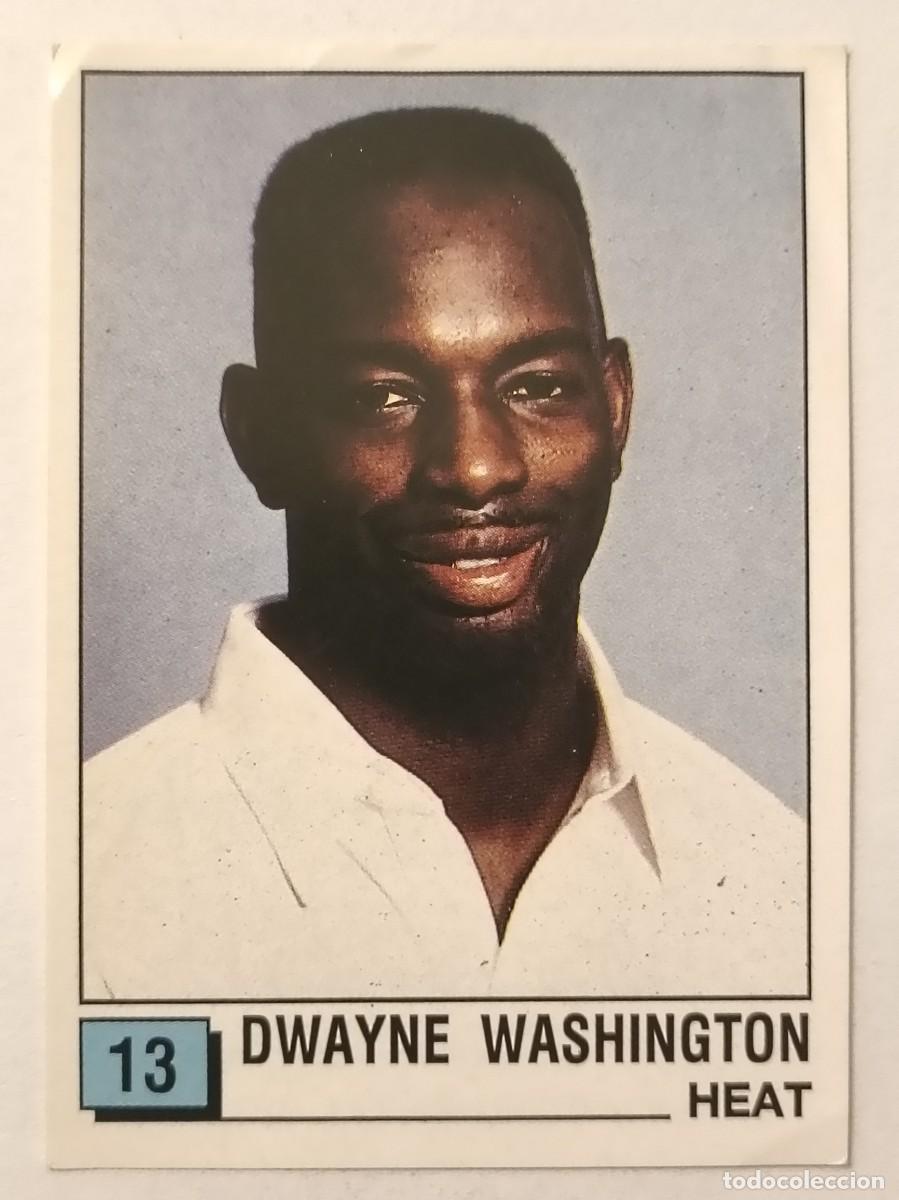 Coleccionismo deportivo: #13 DWAYNE WASHINGTON (MIAMI HEAT) BASKET NBA 90 PANINI