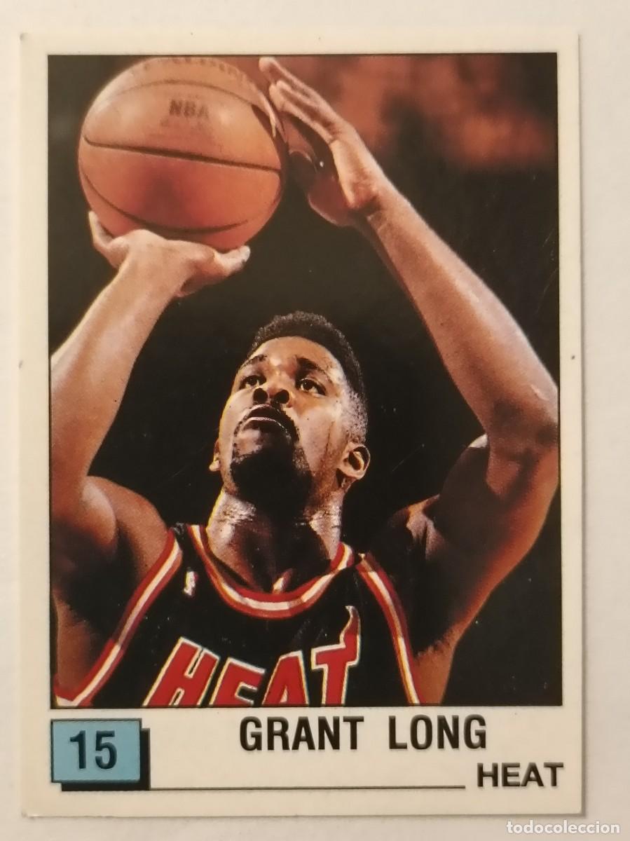 Coleccionismo deportivo: #15 GRANT LONG (MIAMI HEAT) BASKET NBA 90 PANINI