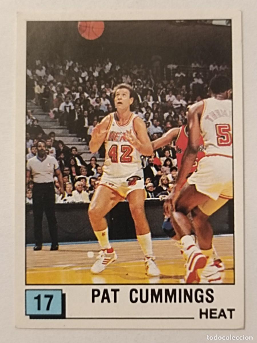 Coleccionismo deportivo: #17 PAT CUMMINGS (MIAMI HEAT) BASKET NBA 90 PANINI