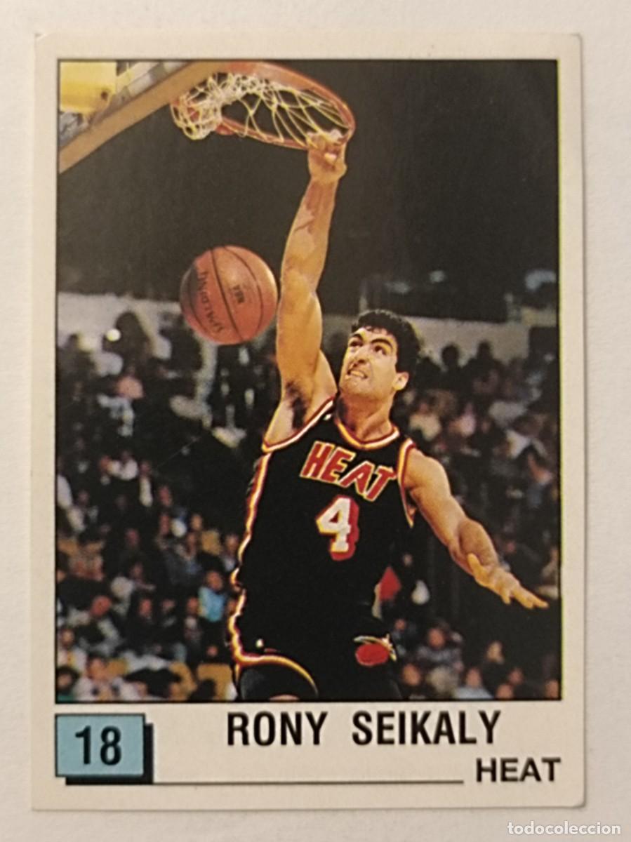 Coleccionismo deportivo: #18 RONY SEIKALY (MIAMI HEAT) BASKET NBA 90 PANINI