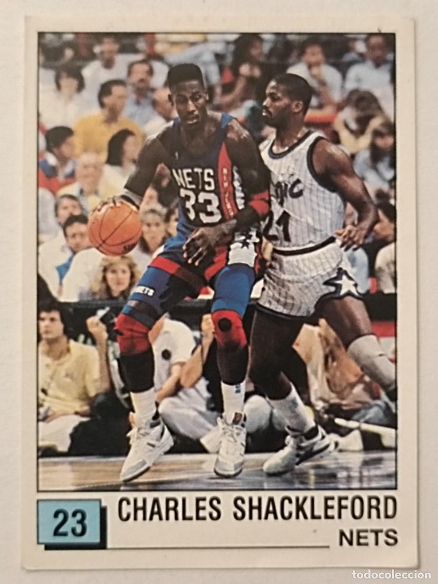 Coleccionismo deportivo: #23 CHARLES SHACKLEFORD (NEW JERSEY NETS) BASKET NBA 90 PANINI