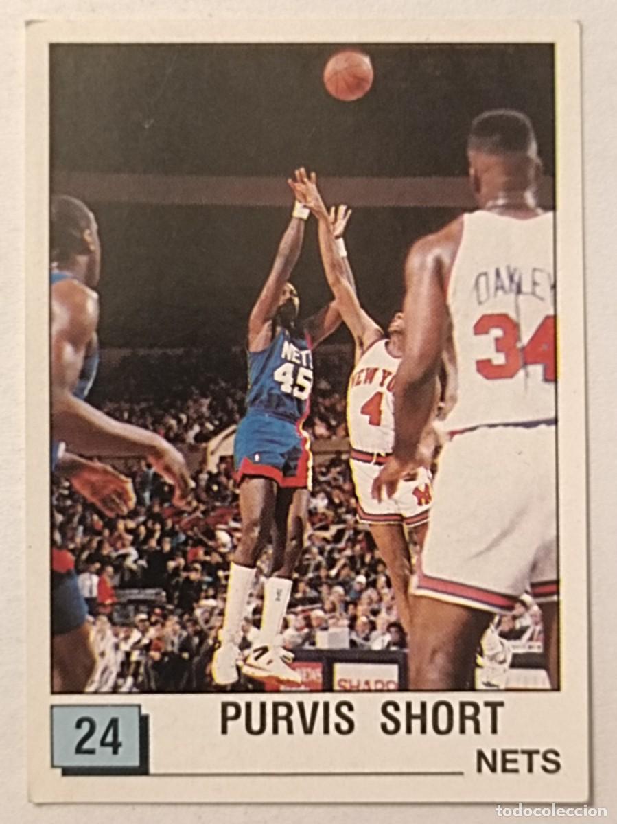 Coleccionismo deportivo: #24 PURVIS SHORT (NEW JERSEY NETS) BASKET NBA 90 PANINI