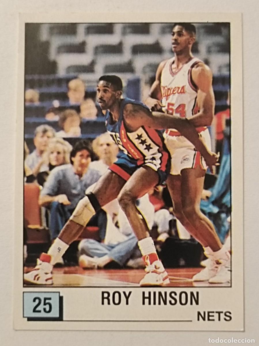 Coleccionismo deportivo: #25 ROY HINSON (NEW JERSEY NETS) BASKET NBA 90 PANINI
