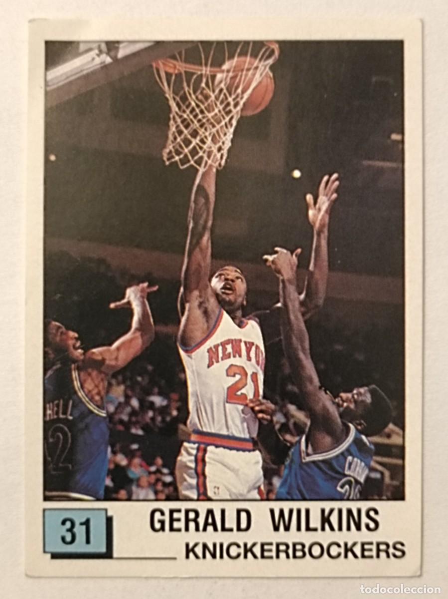 Coleccionismo deportivo: #31 GERALD WILKINS (NEW YORK KNICKS) BASKET NBA 90 PANINI