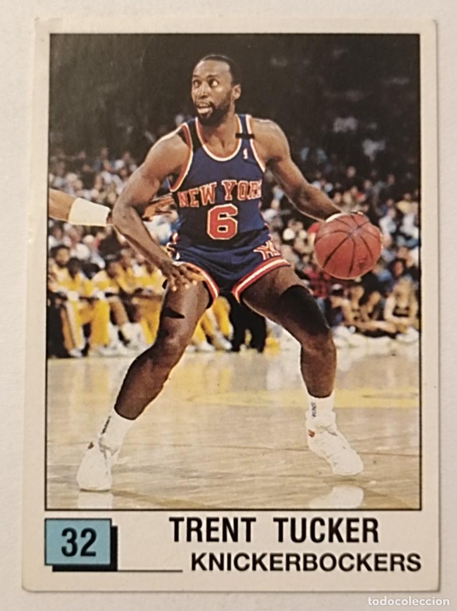 Coleccionismo deportivo: #32 TRENT TUCKER (NEW YORK KNICKS) BASKET NBA 90 PANINI