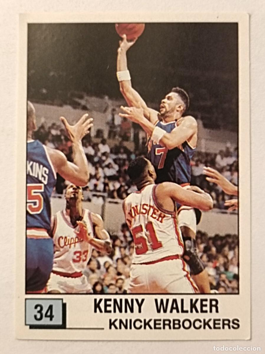 Coleccionismo deportivo: #34 KENNY WALKER (NEW YORK KNICKS) BASKET NBA 90 PANINI