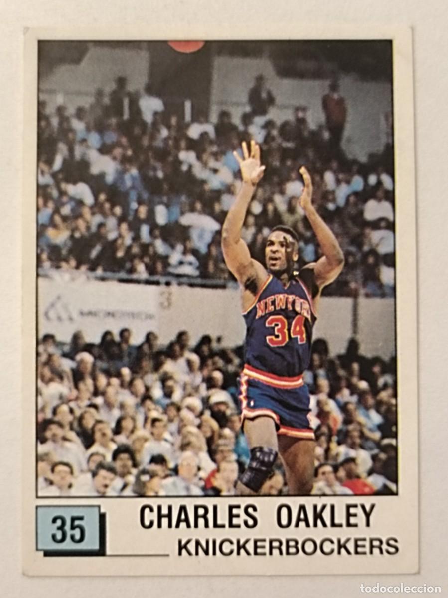 Coleccionismo deportivo: #35 CHARLES OAKLEY (NEW YORK KNICKS) BASKET NBA 90 PANINI
