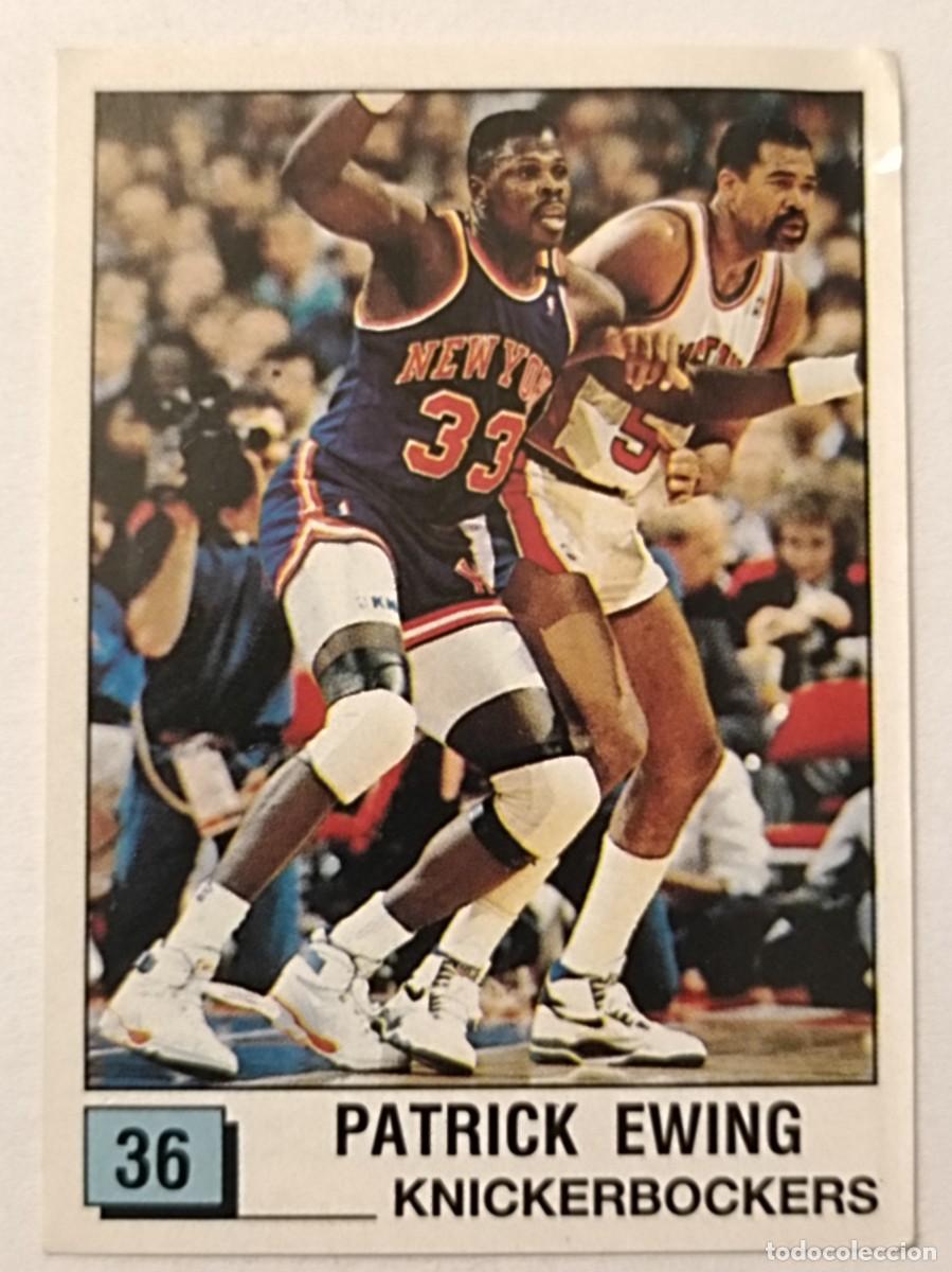 Coleccionismo deportivo: #36 PATRICK EWING (NEW YORK KNICKS) BASKET NBA 90 PANINI