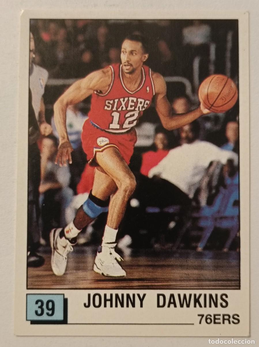 Coleccionismo deportivo: #39 JOHNNY DAWKINS (PHILADELPHIA 76ERS) BASKET NBA 90 PANINI