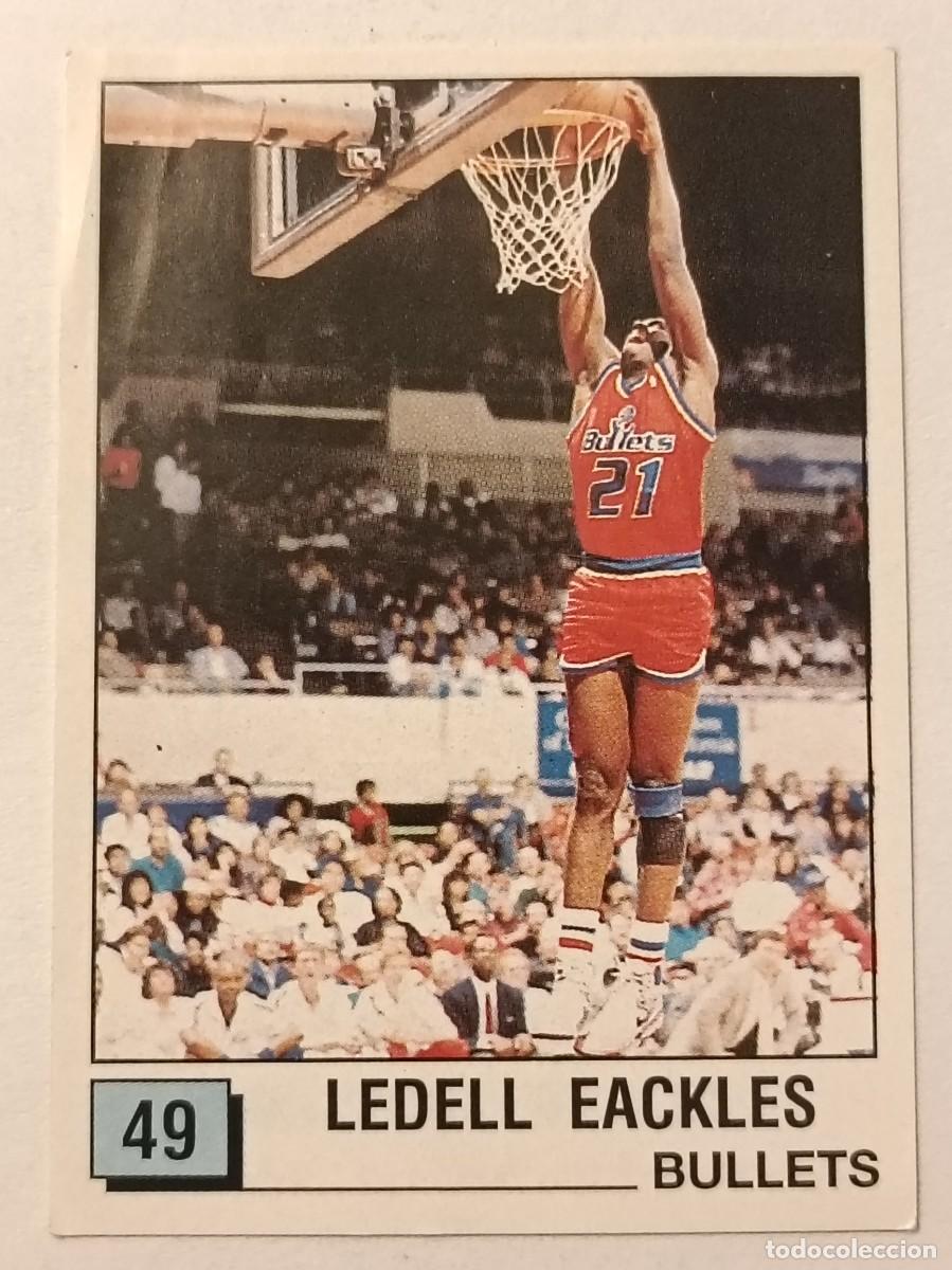 Coleccionismo deportivo: #49 LEDELL EACKLES (WASHINGTON BULLETS) BASKET NBA 90 PANINI
