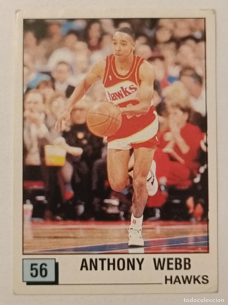 Coleccionismo deportivo: #56 SPUD WEBB (ATLANTA HAWKS) BASKET NBA 90 PANINI