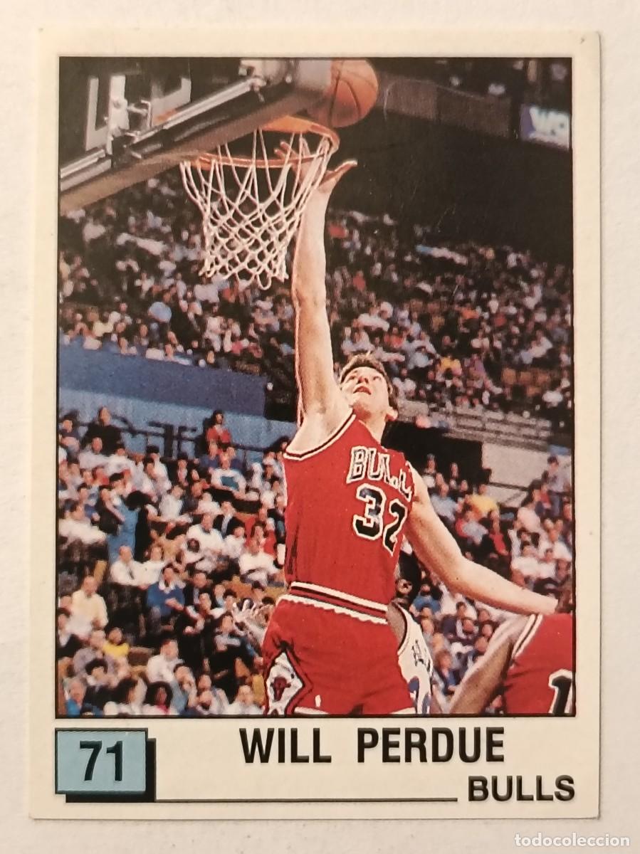 Coleccionismo deportivo: #71 WILL PERDUE (CHICAGO BULLS) BASKET NBA 90 PANINI