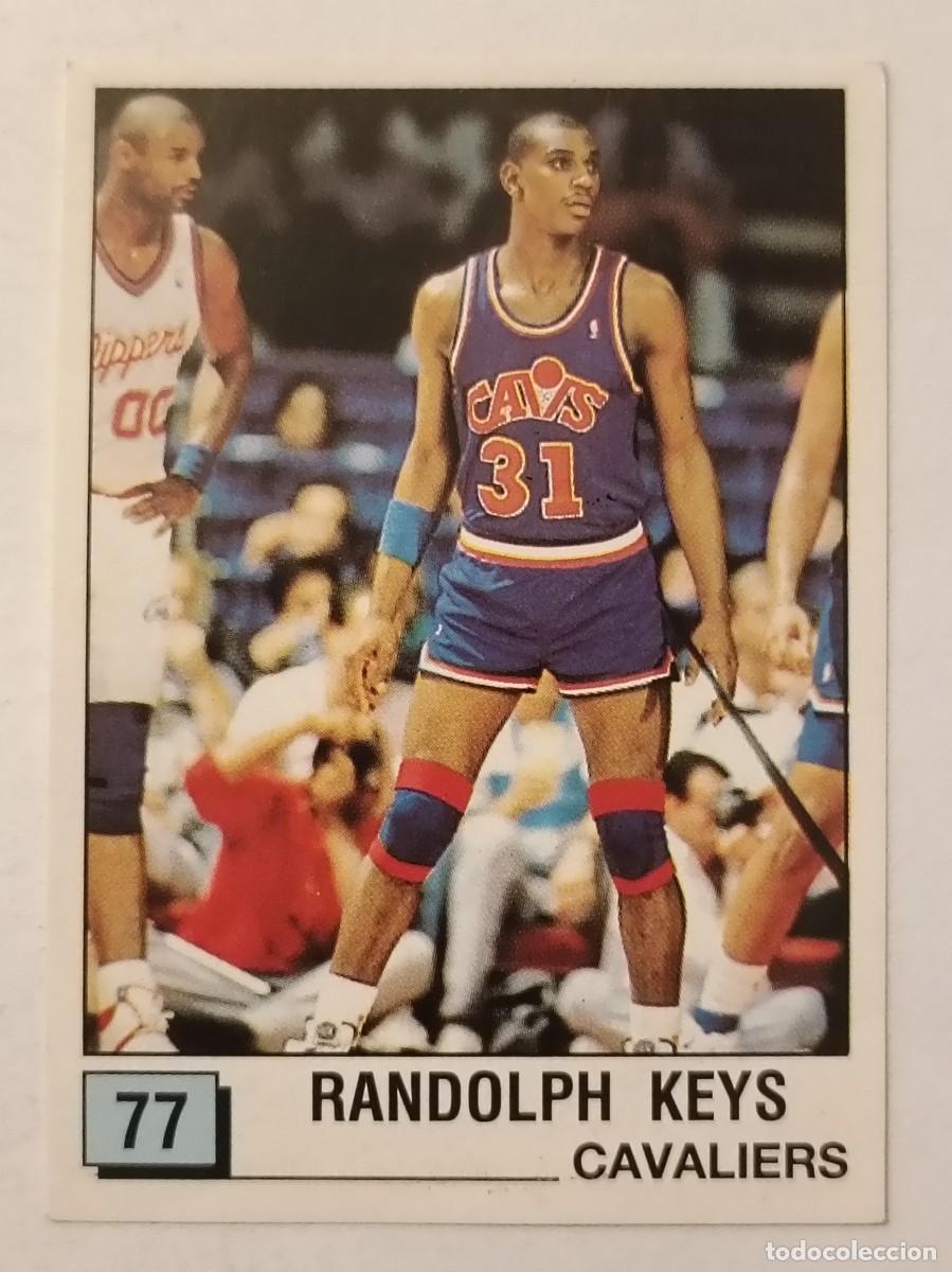 Coleccionismo deportivo: #77 RANDOLPH KEYS (CLEVELAND CAVALIERS) BASKET NBA 90 PANINI
