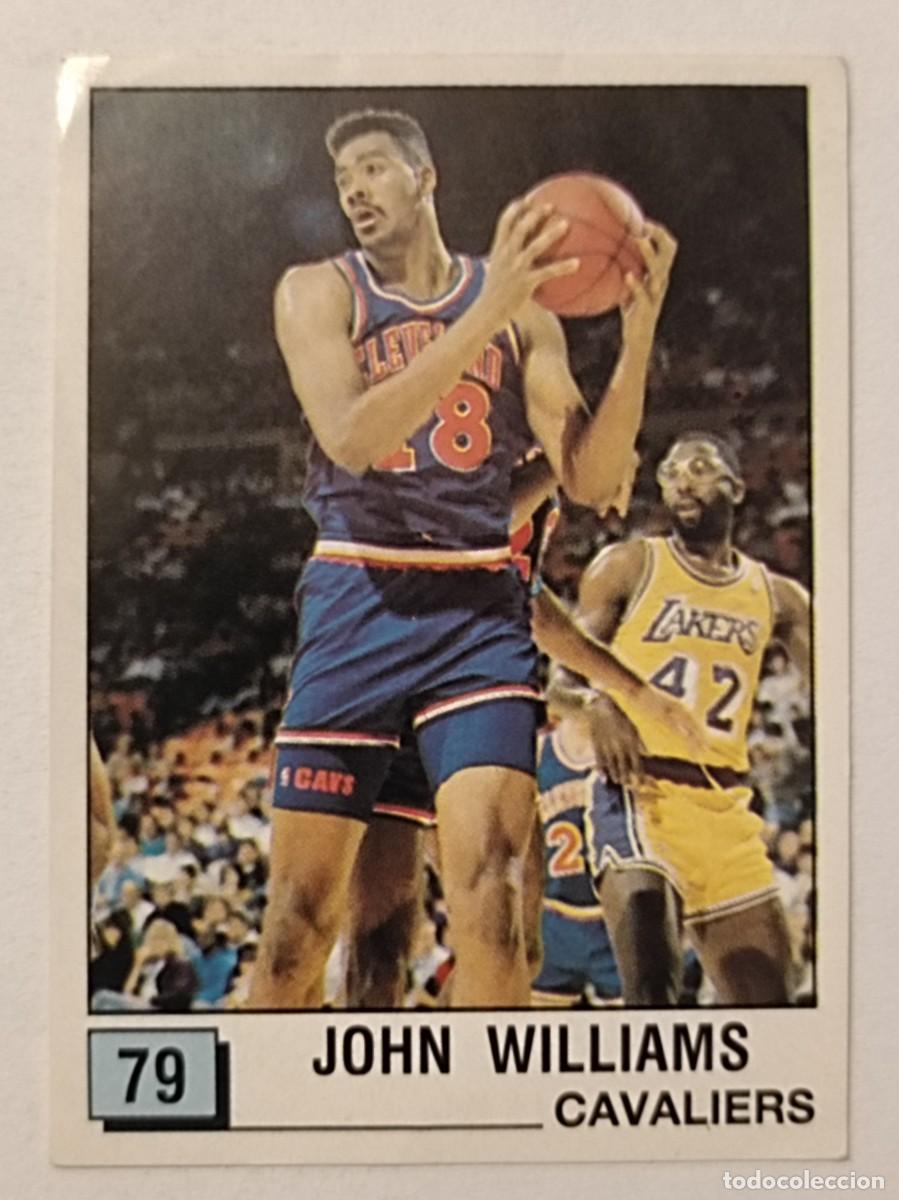 Coleccionismo deportivo: #79 JOHN WILLIAMS (CLEVELAND CAVALIERS) BASKET NBA 90 PANINI