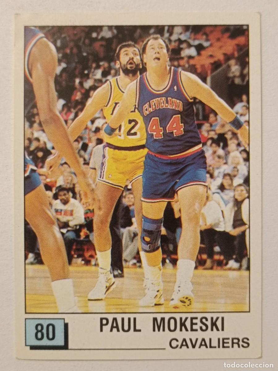 Coleccionismo deportivo: #80 PAUL MOKESKI (CLEVELAND CAVALIERS) BASKET NBA 90 PANINI