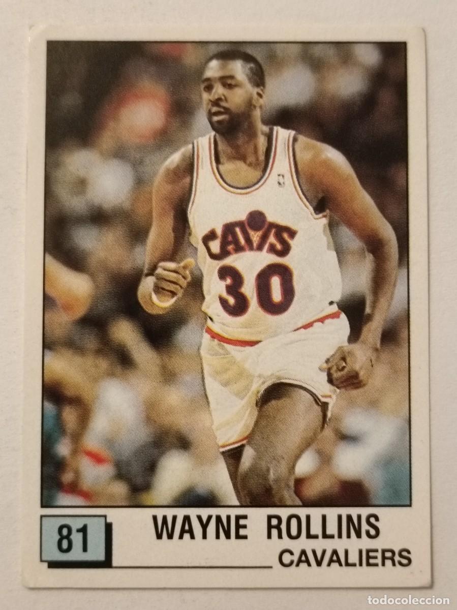 Coleccionismo deportivo: #81 WAYNE ROLLINS (CLEVELAND CAVALIERS) BASKET NBA 90 PANINI