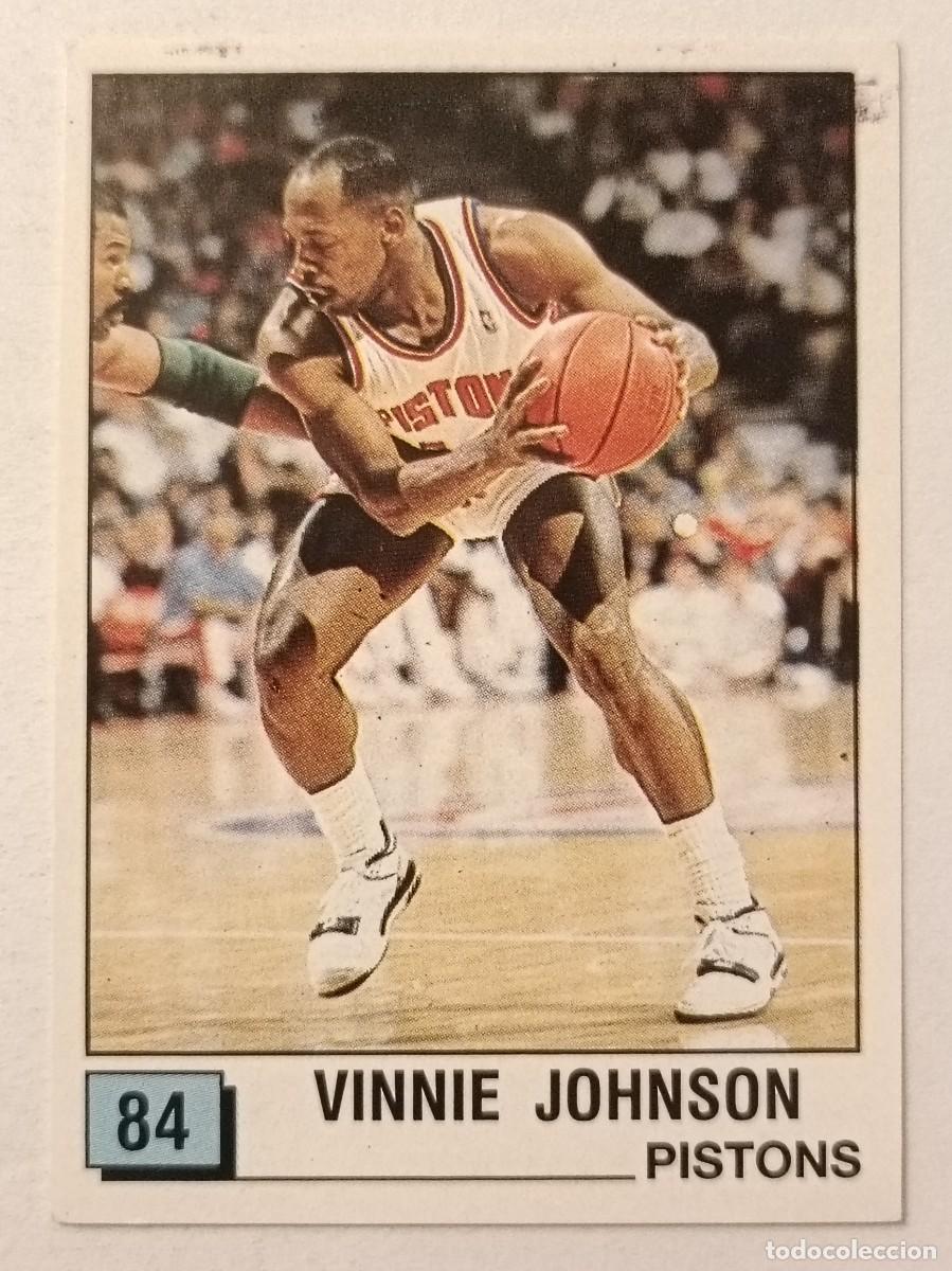 Coleccionismo deportivo: #84 VINNIE JOHNSON (DETROIT PISTONS) BASKET NBA 90 PANINI