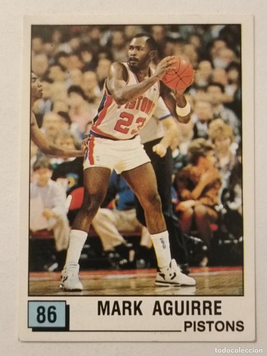 Coleccionismo deportivo: #86 MARK AGUIRRE (DETROIT PISTONS) BASKET NBA 90 PANINI