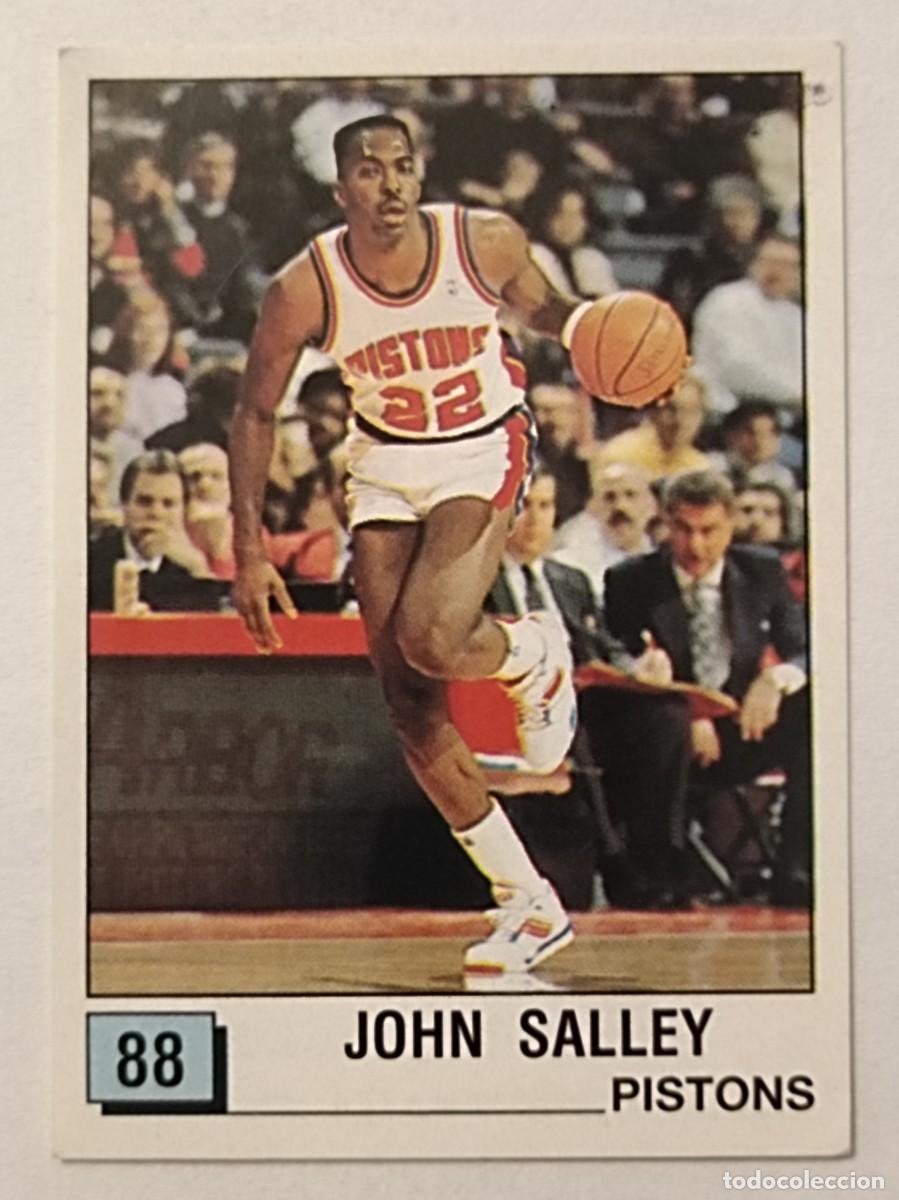 Coleccionismo deportivo: #88 JOHN SALLEY (DETROIT PISTONS) BASKET NBA 90 PANINI