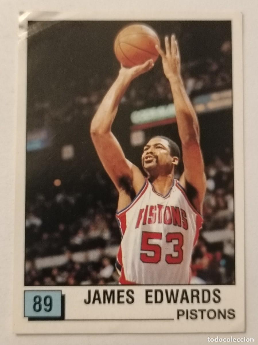 Coleccionismo deportivo: #89 JAMES EDWARDS (DETROIT PISTONS) BASKET NBA 90 PANINI