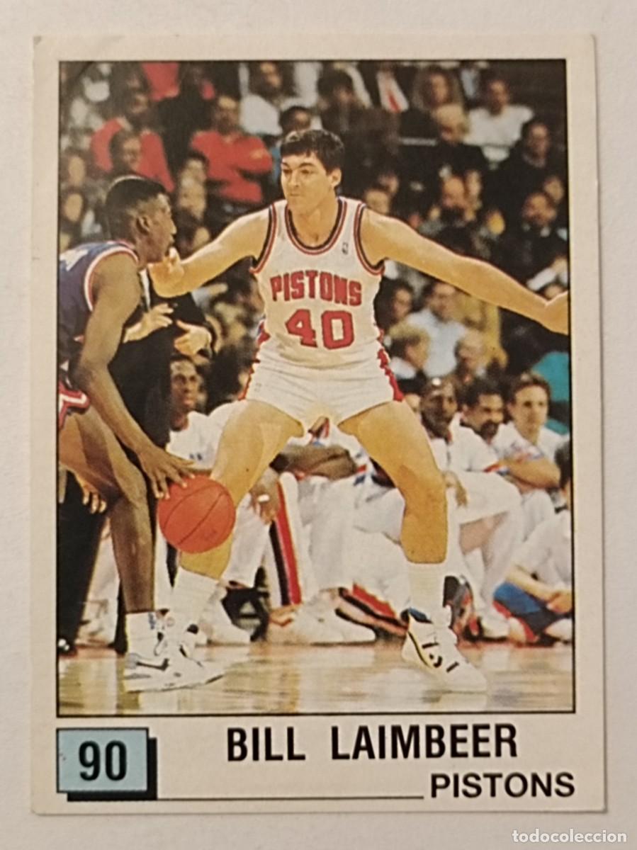 Coleccionismo deportivo: #90 BILL LAIMBEER (DETROIT PISTONS) BASKET NBA 90 PANINI
