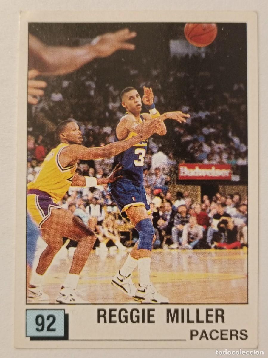 Coleccionismo deportivo: #92 REGGIE MILLER (INDIANA PACERS) BASKET NBA 90 PANINI