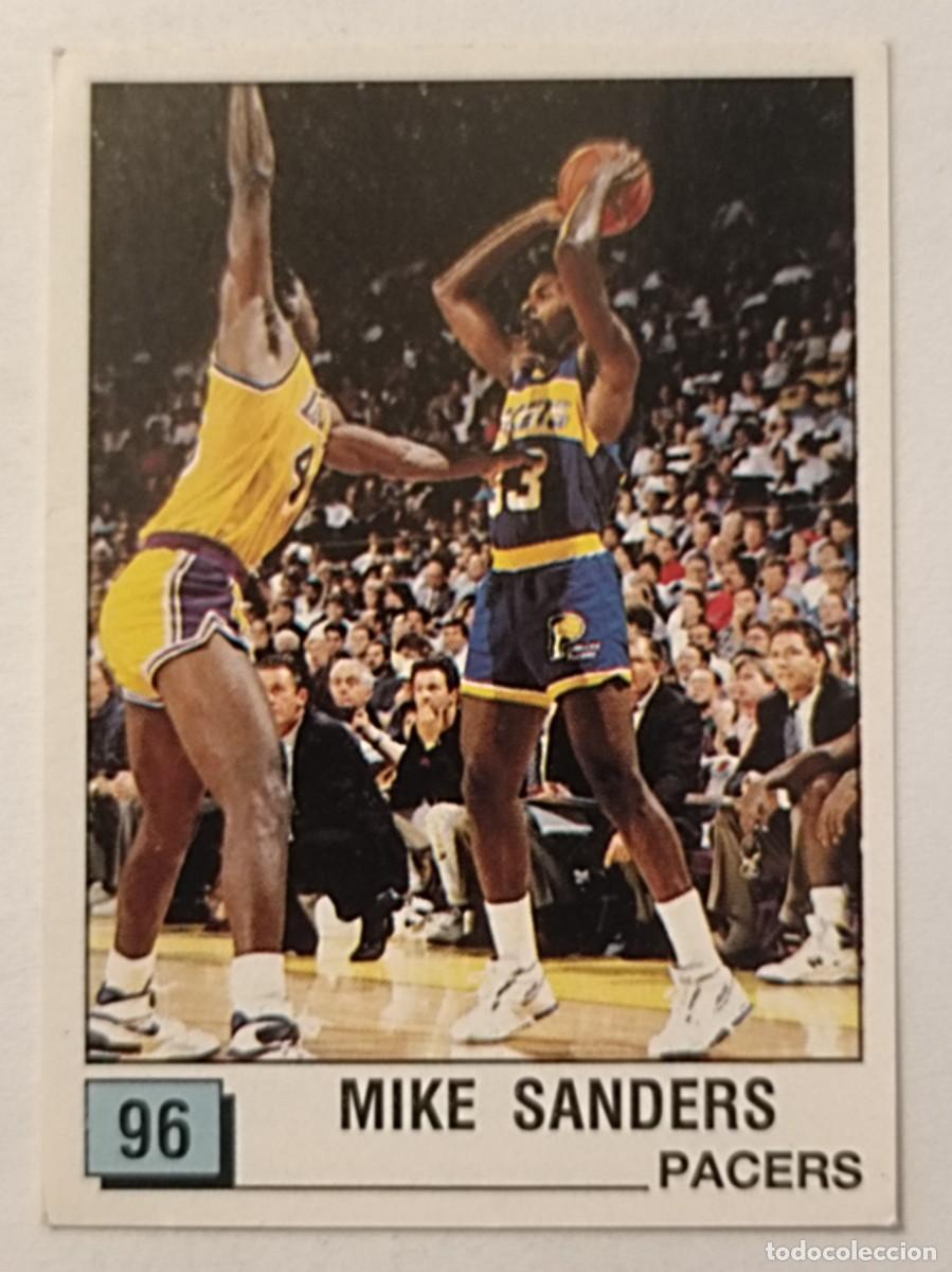 Coleccionismo deportivo: #96 MIKE SANDERS (INDIANA PACERS) BASKET NBA 90 PANINI